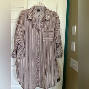 Torrid button down blouse